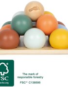 Small foot Montessori Sorting Game with Balls třídicí hra 12m+ 15 ks