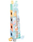 Small foot Stacking Tower Pastel Animals skládací věž 12m+ 10 ks