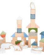 Small foot Wooden Building Blocks Dino kostky ze dřeva 12 m+ 20 ks