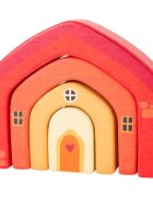 Small foot Wooden Building Blocks House aktivity hračka ze dřeva 12 m+ 4 ks