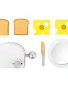 Small foot Wooden Toaster Breakfast sada hraček ze dřeva 3y+ 7 ks