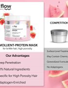 so!flow High Porosity Hair Protein-Emollient Mask posilující maska pro lámavé a namáhané vlasy 400 ml