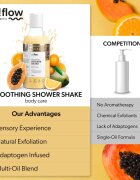 so!flow Smoothing Shower Shake sprchový gel pro všechny typy pokožky Papaya & Orange 400 ml