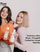 so!flow Smoothing Shower Shake sprchový gel pro všechny typy pokožky Pithaja & Pomegranate 400 ml