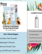 so!flow Strenghtening Scalp Booster posilující sérum pro růst vlasů a posílení od kořínků 100 ml