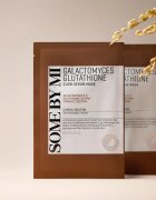 Some By Mi Galactomyces Glutathione Glow Serum Mask rozjasňující plátýnková maska pro citlivou a suchou pleť 22 g