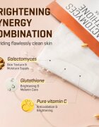 Some By Mi Galactomyces Glutathione Glow Serum Mask rozjasňující plátýnková maska pro citlivou a suchou pleť 22 g