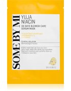 Some By Mi Yuja Niacin Blemish Care Serum Mask rozjasňující plátýnková maska pro mastnou a problematickou pleť 25 g