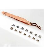 SOSU Cosmetics Hidden Agenda Undetectable Lashes trsové nalepovací řasy bez uzlíku 10mm Brown 16 ks