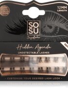 SOSU Cosmetics Hidden Agenda Undetectable Lashes trsové nalepovací řasy bez uzlíku 12 mm