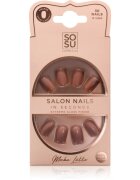 SOSU Cosmetics Salon Nails umělé nehty odstín Mocha Latte 30 ks