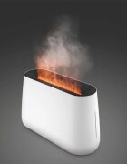 Stadler Form Ben ultrazvukový aroma difuzér a zvlhčovač vzduchu s efektem hořícího krbu barva White 1 ks
