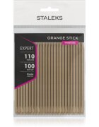 Staleks Expert Orange stick dřevěný zatlačovač nehtové kůžičky 100 ks