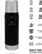 Stanley Classic Legendary Bottle termoska Matte Black 1 ks