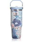 Stanley IceFlow™ Flip Straw 2.0 Tumbler nerezová termoláhev blue dream wildflower 1 ks