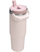 Stanley IceFlow™ Flip Straw Tumbler nerezová láhev na vodu Rose Quartz 890 ml