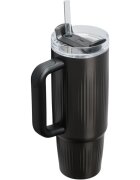 Stanley Quencher H2.O FlowState™ Fluted Tumbler nerezový tumbler s brčkem střední Black PVD 1 ks