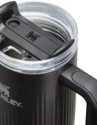 Stanley Quencher H2.O FlowState™ Fluted Tumbler nerezový tumbler s brčkem střední Black PVD 1 ks