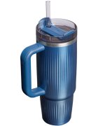 Stanley Quencher H2.O FlowState™ Fluted Tumbler nerezový tumbler s brčkem střední Glacial Blue Shine 890 ml