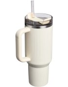 Stanley Quencher H2.O FlowState™ Fluted Tumbler nerezový tumbler s brčkem velký Cream Gloss 1 ks
