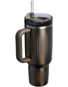 Stanley Quencher H2.O FlowState™ Fluted Tumbler nerezový tumbler s brčkem velký Gunmetal Shine 1 ks