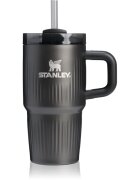 Stanley Quencher H2.O Fluted Tumbler nerezový tumbler s brčkem malý Black PVD 1 ks