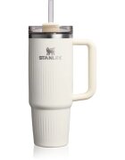 Stanley Quencher H2.O Fluted Tumbler nerezový tumbler s brčkem velký cream gloss 1 ks