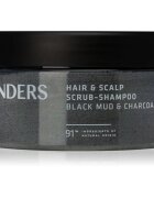STENDERS Black Mud & Charcoal čisticí peeling na vlasy a vlasovou pokožku 300 g