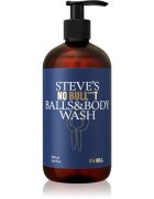 Steve's No Bull***t Balls and Body Wash energizující sprchový gel 500 ml