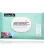 Suavinex Baby Dermo-hydrating Wipes vlhčené ubrousky na obličej a tělo 72 ks