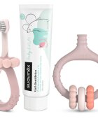 Suavinex Baby & Kids My First Dental Care Set dárková sada pro miminka a děti Pink