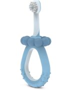 Suavinex Baby Training Toothbrush zubní kartáček pro děti 0-2 y Blue 1 ks
