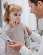 Suavinex Baby Training Toothbrush zubní kartáček pro děti 0-2 y Green 1 ks