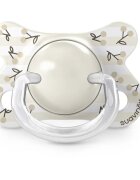 Suavinex Birdies SX PRO dudlík -2/2 m Beige 2 ks