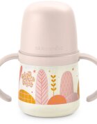 Suavinex Dreams First dětská láhev s držadly Pink 6 m+ 1 ks