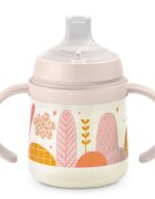 Suavinex Dreams First dětská láhev s držadly Pink 6 m+ 1 ks