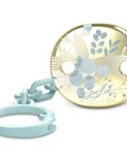 Suavinex Gold Premium Pacifier Clip klip na dudlík Blue 1 ks
