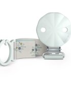 Suavinex Poetry Soother Ribbon Clip klip na dudlík Blue 1 ks