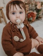 Suavinex Poetry Soother Ribbon Clip klip na dudlík Blue 1 ks