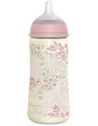 Suavinex Poetry SX Pro Physiological L kojenecká láhev 6 m+ Dense Flow - Pink 1 ks