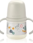 Suavinex Walk First dětská láhev s držadly 6 m+ Cream 1 ks