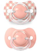 Suavinex Wild & Free Anatomical Silicone 0-6m dudlík Pink 2 ks