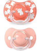 Suavinex Wild & Free Anatomical Silicone 18m+ dudlík Pink 2 ks