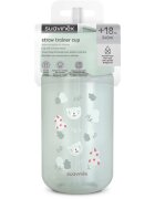 Suavinex Wild & Free Bottle láhev s brčkem Green 18m+ 340 ml