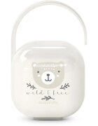 Suavinex Wild & Free Soother Holder krabička na dudlík Beige 1 ks