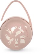 Suavinex Wonderland Duo Soother Case krabička na dudlík Pink Bunny 1 ks