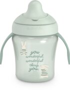 Suavinex Wonderland Learning Cup tréninkový hrnek Green 200 ml