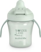 Suavinex Wonderland Learning Cup tréninkový hrnek Green 200 ml