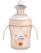 Suavinex Wonderland Learning Cup tréninkový hrnek Rose 1 ks