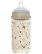 Suavinex Wonderland SX PRO +3 MF dětská láhev Cream-Coloured Flower 240 ml